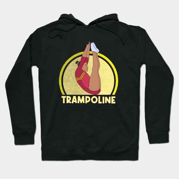 Trampoline Gymnastics Hoodie by DiegoCarvalho